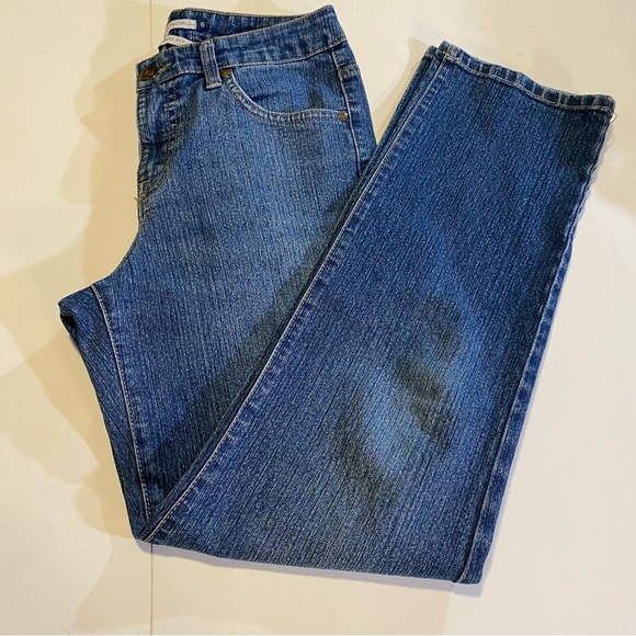 Bandolino jeans SZ 6, GUC, wide leg, stretch Mandie classic fit, relaxed fit - Picture 5 of 12